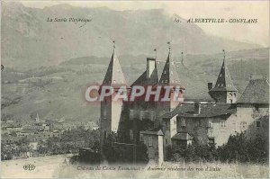 Postcard Old Chateau committee Emmanuel former residence of the kings of Italy
