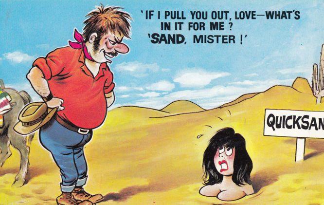 Lady In Quicksand Sinking Man Rescue Bribery To Make Love