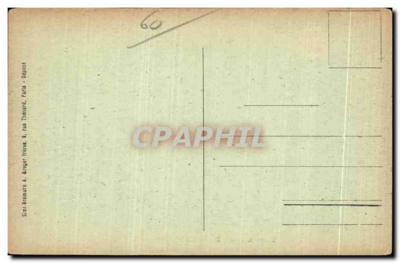 Old Postcard Ermenonville main entrance Chaalis