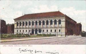 Massachusetts Boston Public Library 1906