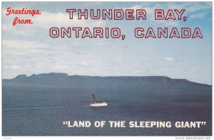 Oceanliner/Steamer/Ship, Land Of The Sleeping Giant, THUNDER BAY, Ontario, ...