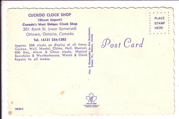 Cuckoo Clock Shop, Ottawa, Ontario, Interior, Bank Street