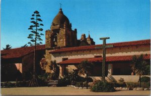 Mission San Carlos Borromeo Del Rio Carmelo Carmel California Postcard C121