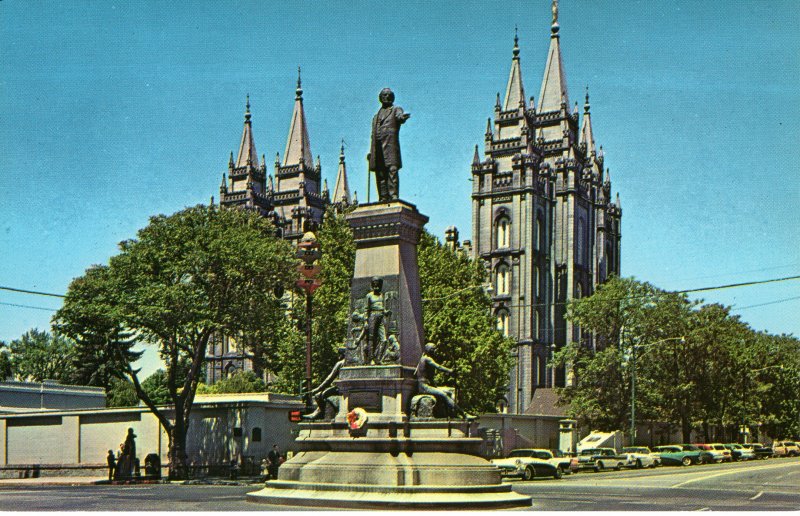 US    PC4059  BRIGHAM YOUNG MONUMENT, SALT LAKE CITY, UTAH