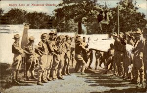 Gettysburgh PA Cancel National Guard Camp Life #2 c1900-20s Vintage Postcard