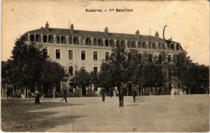 CPA Militaire - AUXERRE - 1er Bataillon (91233)