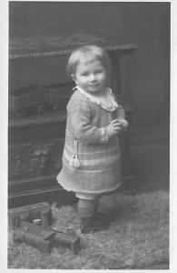 Edward Charles Newberry-Lewis age 20 months Child, People Photo Writing on back 