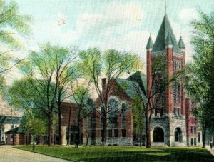 Circa 1900-07 Ashland Ave. Baptist Church, Toledo, Ohio Vintage Postcard P23