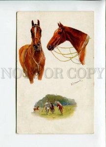 3156992 Sport HORSE Polo by DRUMMOND vintage TUCK #8650 PC