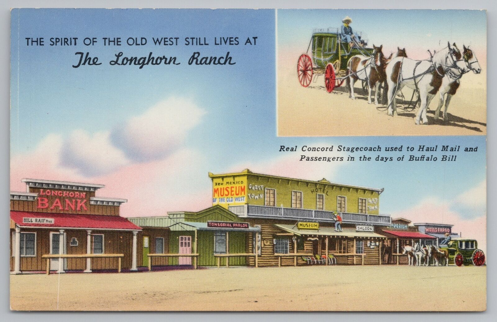 Moriarty New MexicoCovered WagonLonghorn BankTonsorial ParlorRoute