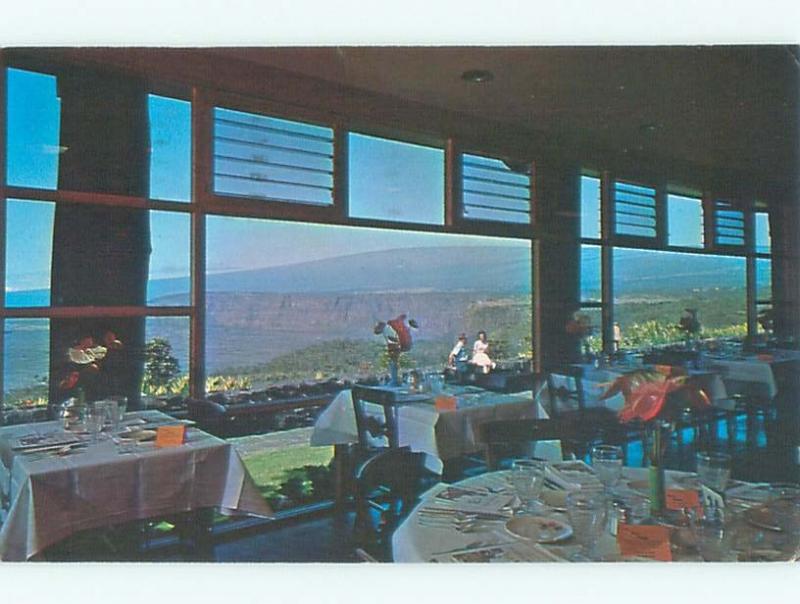 Pre-1980 VOLCANO HOUSE RESTAURANT Volcanoes National Park Hawaii HI W6695