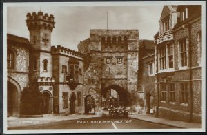 Hampshire Postcard - West Gate, Winchester  RS4368