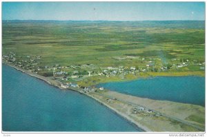 Aerial View of the Waterfront, Bonaventure, Quebec, Canada, 40-60´s