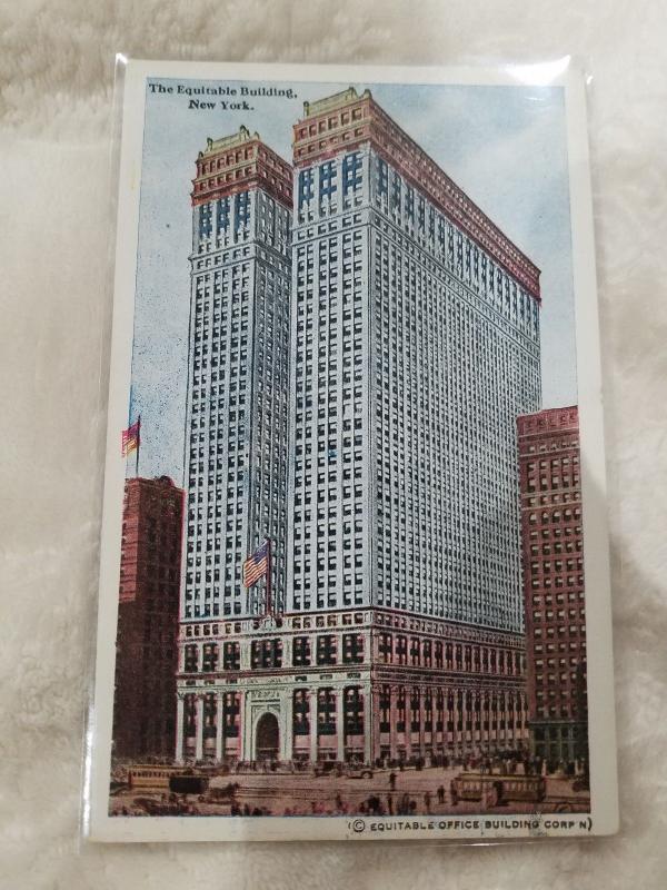 Antique Postcard, The Equitable Building, New York