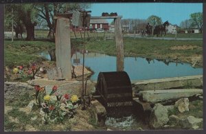 Pennsylvania Dutch Country primitive unique water wheel pump water on the farm