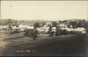 Searsmont ME General View c1910 Real Photo Postcard FW CUNNINGHAM