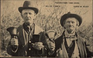 Provincetown Mass MA Cape Cod Town Criers c1910 Vintage Postcard