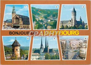 Postcard Modern Luxembourg Central Station