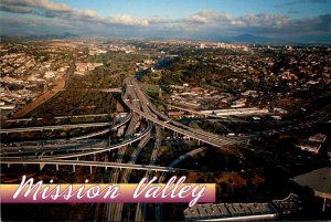 California Mission Valley Aerial View Of Freeways