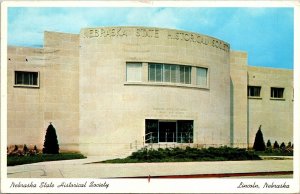 Nebraska State Historical Society Lincoln NE Postcard Pm Omaha Cancel WOB Note  