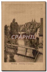 Postcard Old Nurnberg Henkerstag put Karlsbrücke