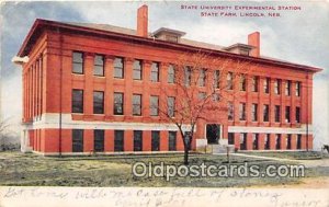 State University Experimental Station Lincoln, Nebraska, USA College 1908 tea...