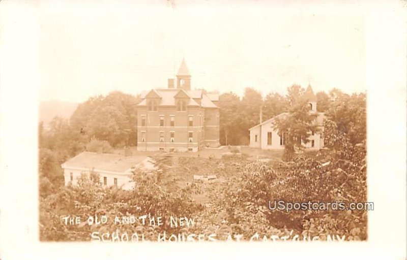 Old and New School Houses - Catauagua, New York