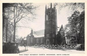 Main Street Methodist Church Greenwood, SC, USA Unused 