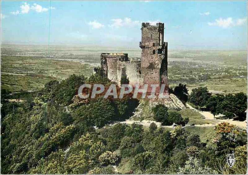 The Modern Postcard Auvergne 326 Tournoel picturesque castle