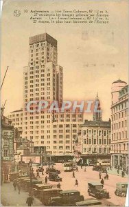 Old Postcard Antwerpen Toren Cebouw the 27 highest Floors Building of Europe