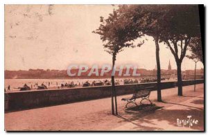 Old Postcard Royan Beach on Ocean Grande Conche