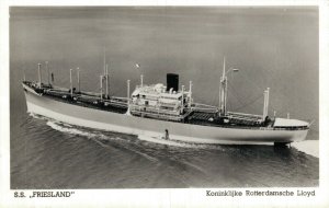 Koninklijke Rotterdamsche Lloyd SS Friesland Ship RPPC 08.41