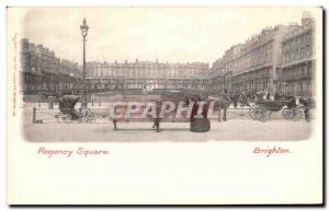 Old Postcard Regency Square Brighton