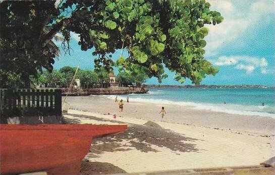 Barbados Christ Church Beach Scene Maxwell Coast