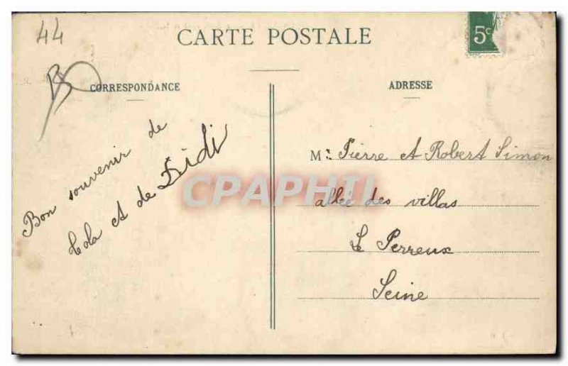 Old Postcard La Baule Boulevard and the Beach