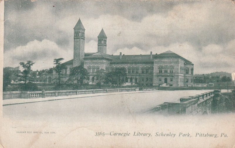 PITTSBURG, Pennsylvnia, 1901-1907s; Carnegie Library, Schenley Park