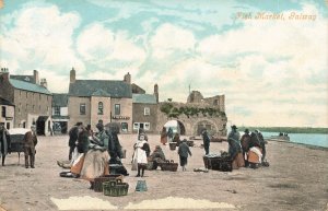 GALWAY IRELAND FISH MARKET~1907 POSTCARD