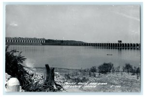 c1940's Power House and Dam Keokuk Iowa IA Unposted Vintage Postcard