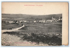 c1910 Marbotte (Meuse) Buildings General View France Antique Unposted Postcard