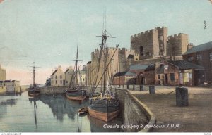 Castle Rushen & Harbour , I.O.M. , 00-10s