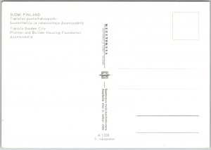 Suomi Finland Planner And Builder Housing Foundation Grounds Beach Postcard