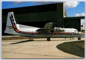 Airplane Postcard TAA Trans Australian Airlines Fokker F27-600 Friendship DT10