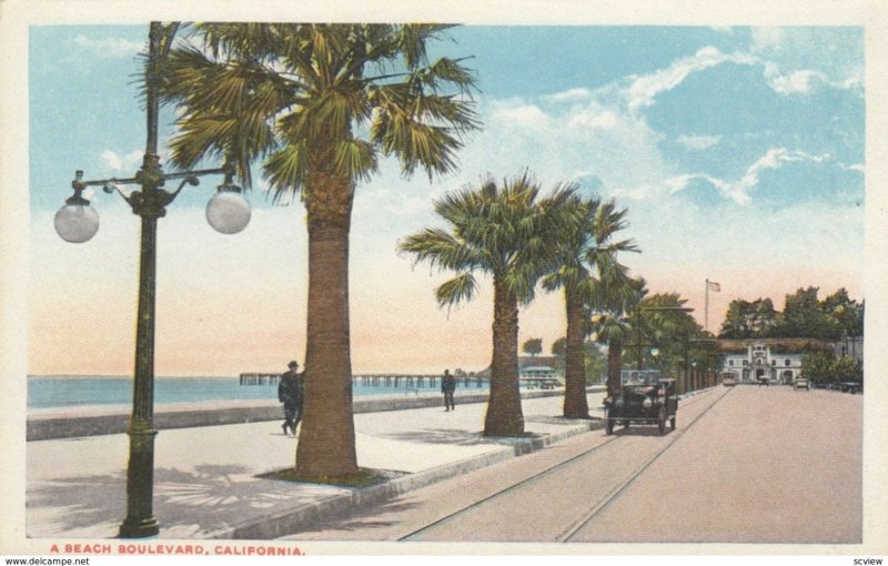 A Beach Boulevard, CALIFORNIA, 1900-10s