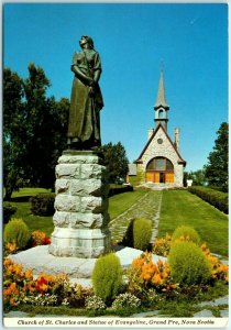 M-11927 Church of St Charles and State of Evangeline Grand Pre Park Canada