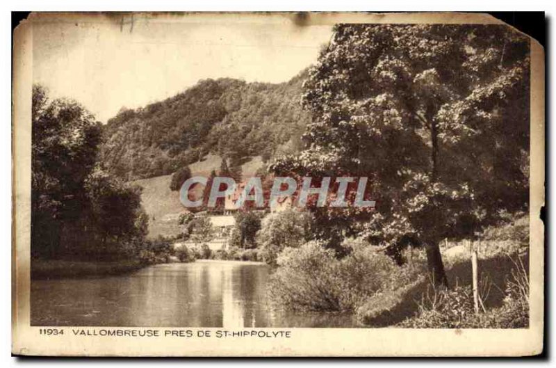 Postcard Old Vallombre near St Hippolyte