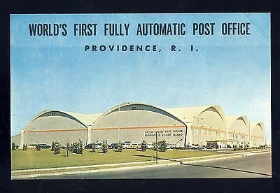 Providence, Rhode Island/RI Postcard,World's First Automatic Post Office...