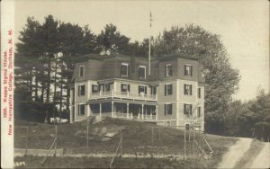 Durham NH Kappa Sigma Fraternity House College c1910 Real Photo Postcard