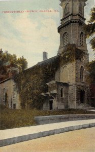 Presbyterian Church, Galena, Illinois 1911 Vintage Postcard