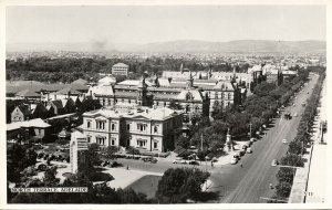 australia, SA, ADELAIDE, North Terrace (1950s) Valentine's RPPC Postcard