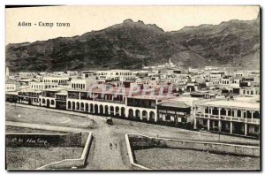 Old Postcard Aden Camp town